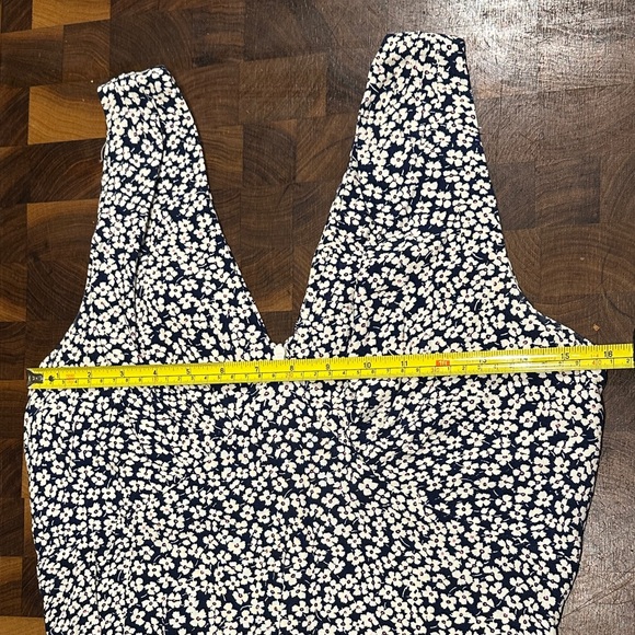 Rouje Blue Floral Mini Dress Size 38 - Picture 4 of 6